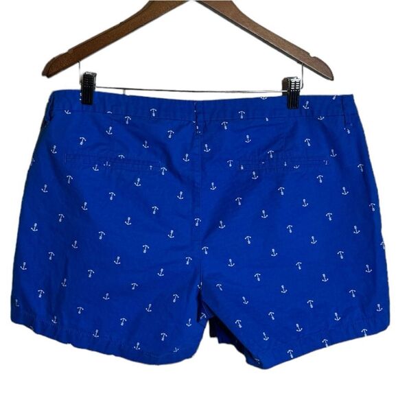 Old Navy Blue Anchor Shorts size 16 - Picture 2 of 5